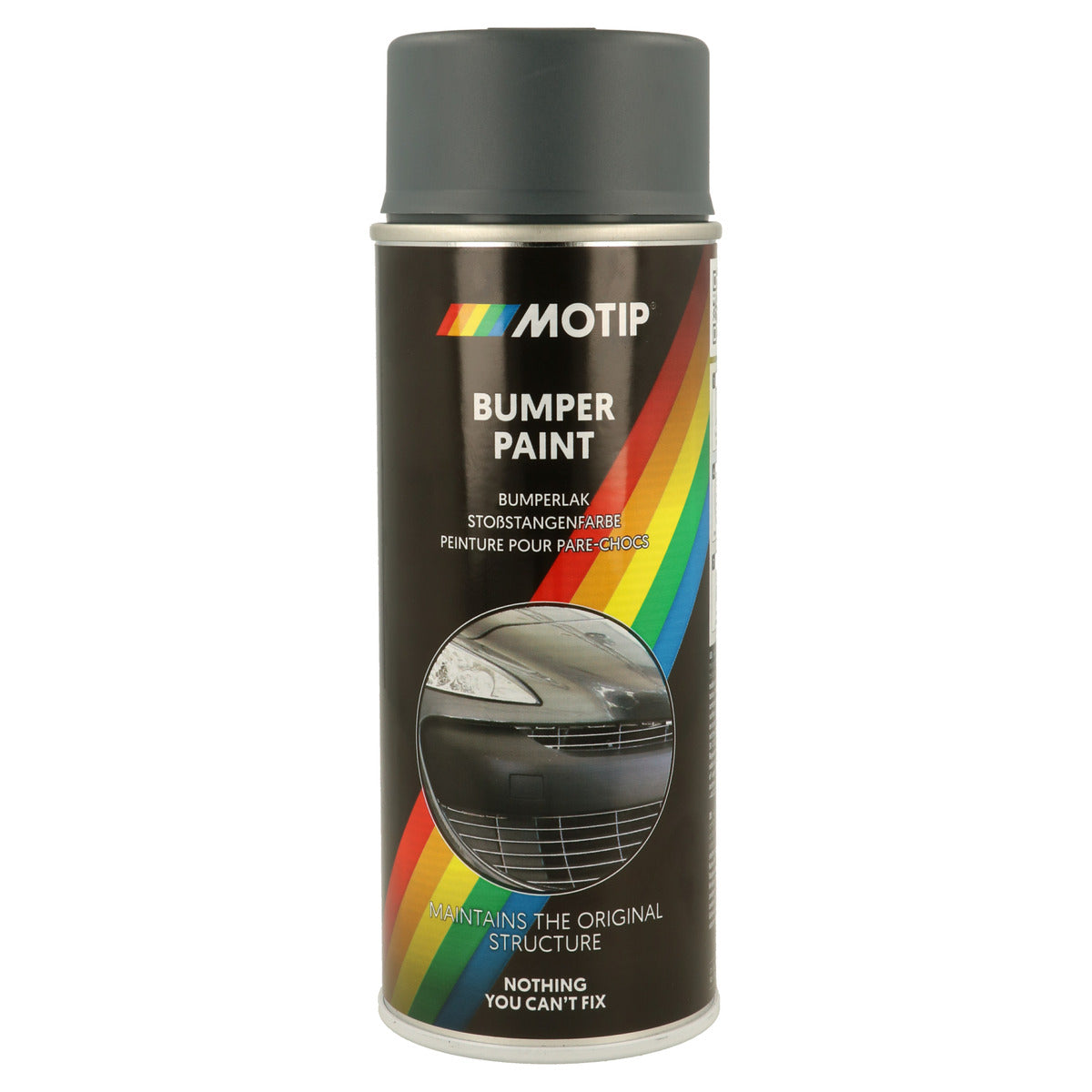 PEINTURE PLASTIQUE GRISE FONCE AEROSOL 400ML MOTIP