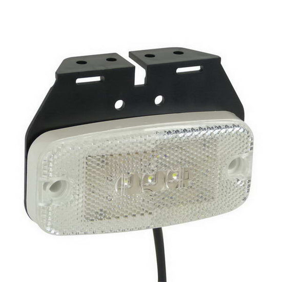 FEU DE POSITION LATERAL LED BLANC AVEC SUPPORT 9 32V