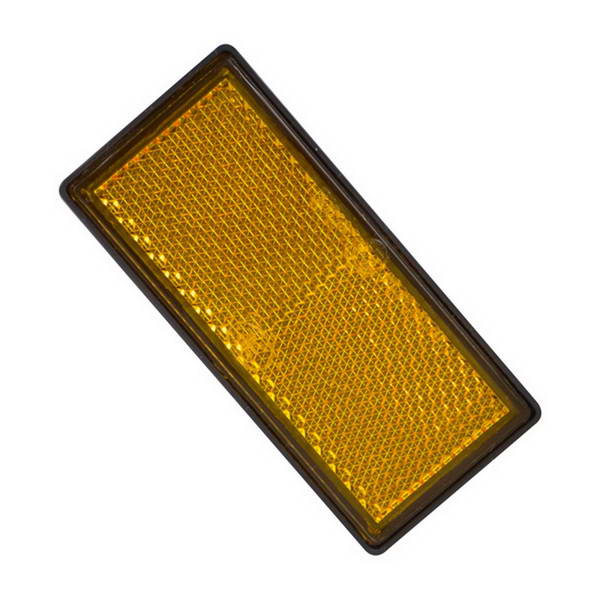REFLECTEUR 86X40MM ORANGE  UNITAIRE