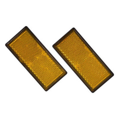 REFLECTEURS 86X40MM ORANGE X2