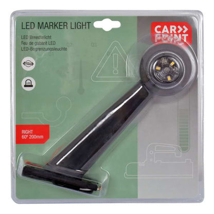 FEU DE GABARIT  DROIT/LED DIAGONAL ROUGE/BLANC 200MM