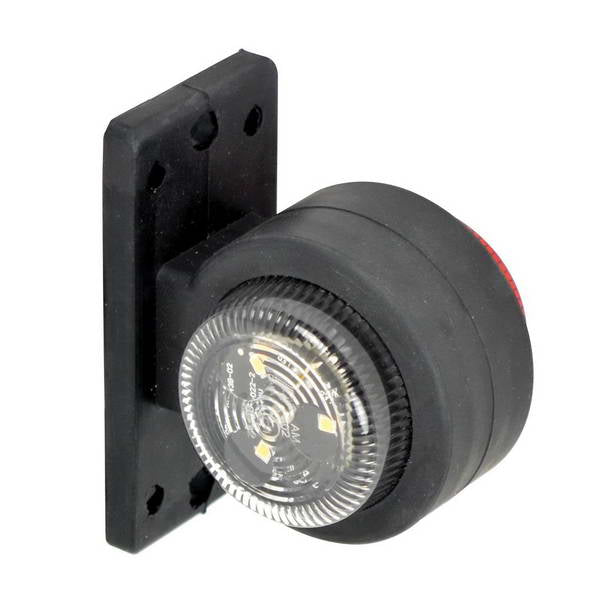 FEU DE GABARIT GAUCHE/LED ROUGE/BLANC 72MM
