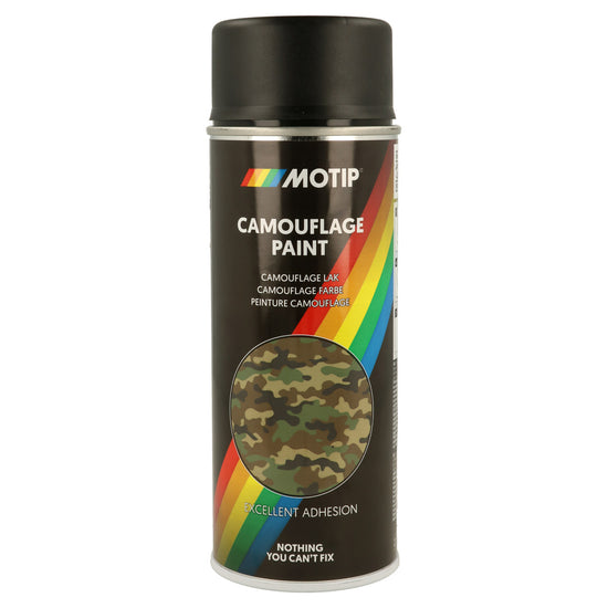 PEINTURE DE CAMOUFLAGE RAL9021 AEROSOL 400ML MOTIP