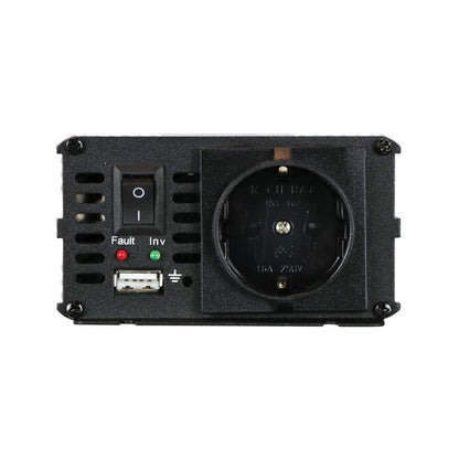 CONVERTISSEUR 12/230V 600W AVEC PINCES CROCO