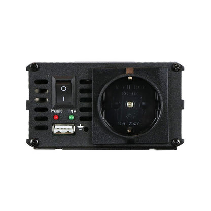 CONVERTISSEUR 24/230V 300W AVEC PINCES CROCO