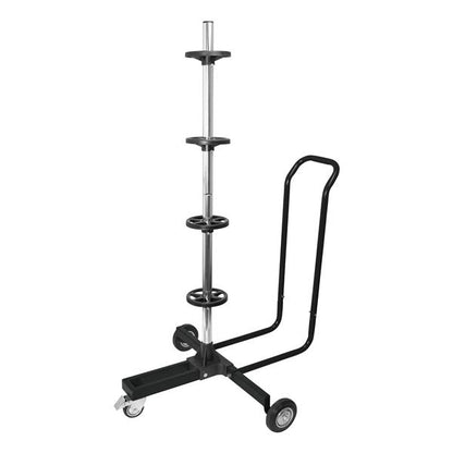 PORTE ROUES MOBILE A ROULETTES + HOUSSE