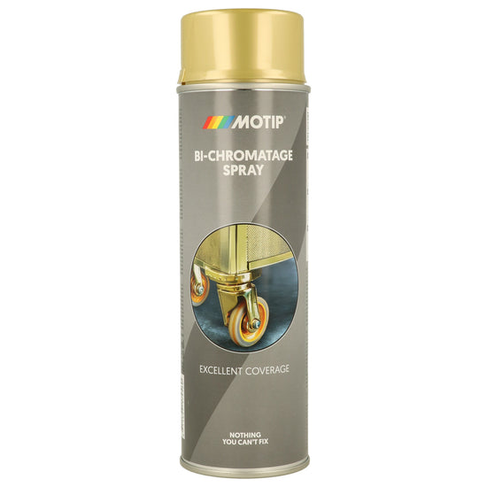 PEINTURE BICHROMATAGE OR MAT AEROSOL 500ML MOTIP