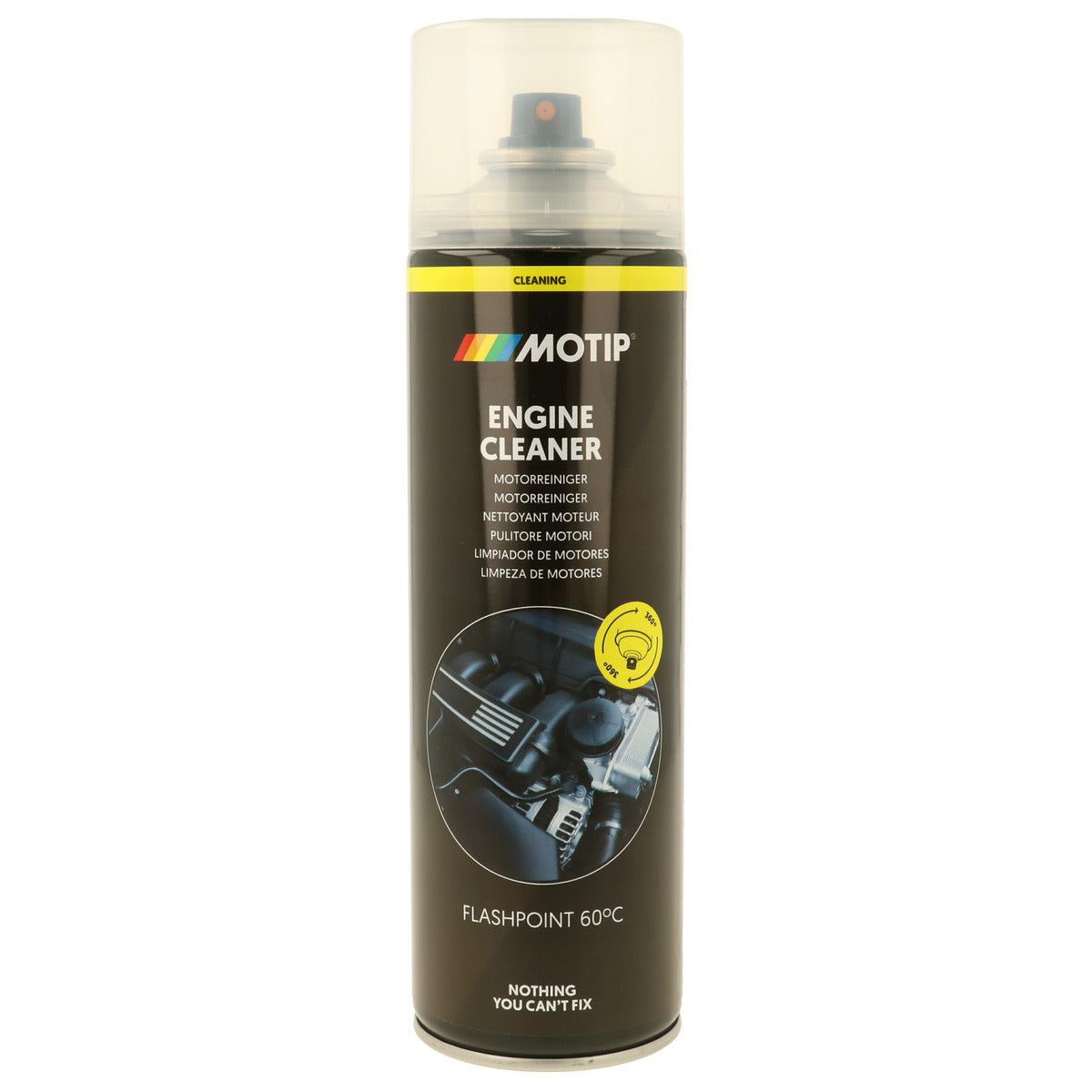 NETTOYANT MOTEUR AEROSOL 500ML MOTIP
