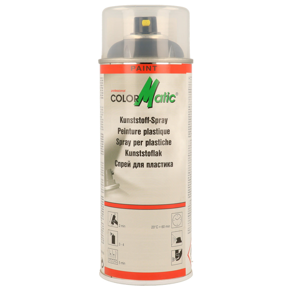 PEINTURE PLASTIQUE ANTHRACITE FONCE AEROSOL 400ML COLORMATIC