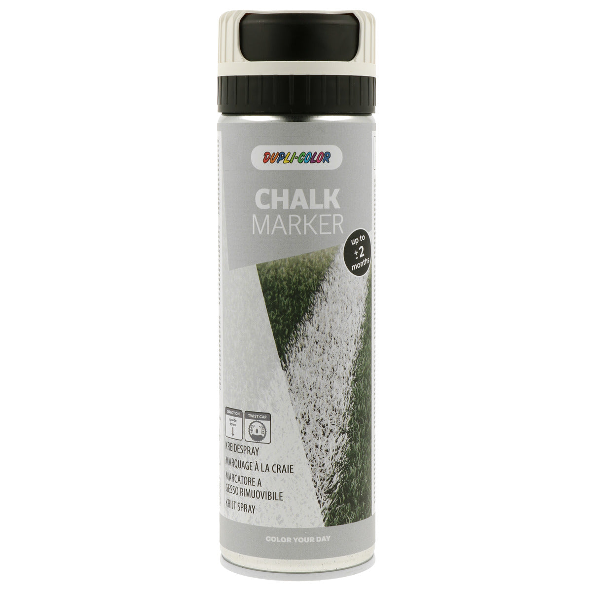 TRACEUR TEMPORAIRE A LA CRAIE BLANC AEROSOL 500ML DUPLI COLOR