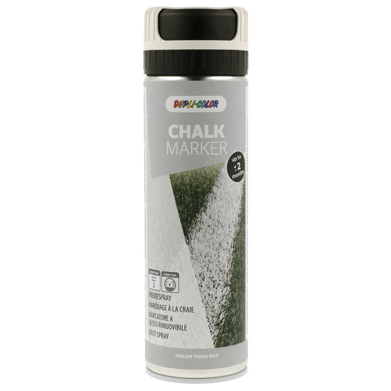 TRACEUR TEMPORAIRE A LA CRAIE BLANC AEROSOL 500ML DUPLI COLOR