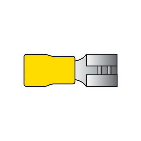 COSSES 543 POUR CABLES Ø2.5 6.5MM JAUNE 10PCS z