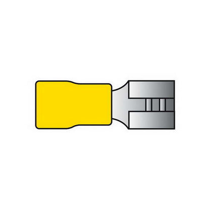 COSSES 543 POUR CABLES Ø2.5 6.5MM JAUNE 10PCS z