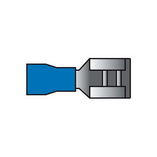 COSSES CLIP 542 BLEUES 6,3X0,8MM (10 PCS)