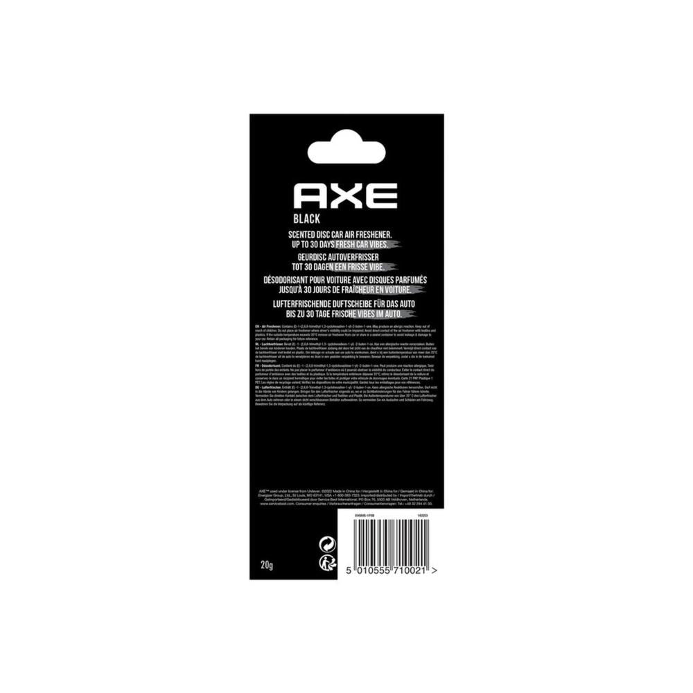 DÉSODORISANT AXE 3DBLACK - A SUSPENDRE