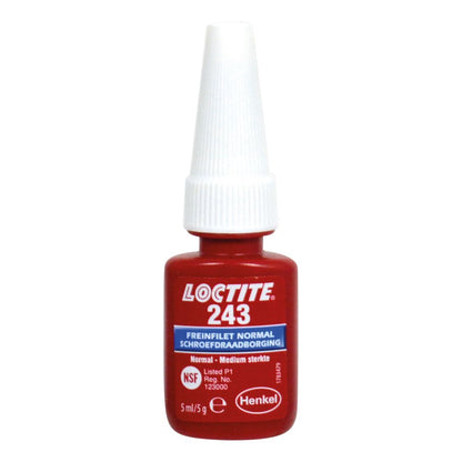 COLLE LOCTITE 1370535 PRODUIT D'ASSEMBLAGE MEDIUM (BLEU) 5ML