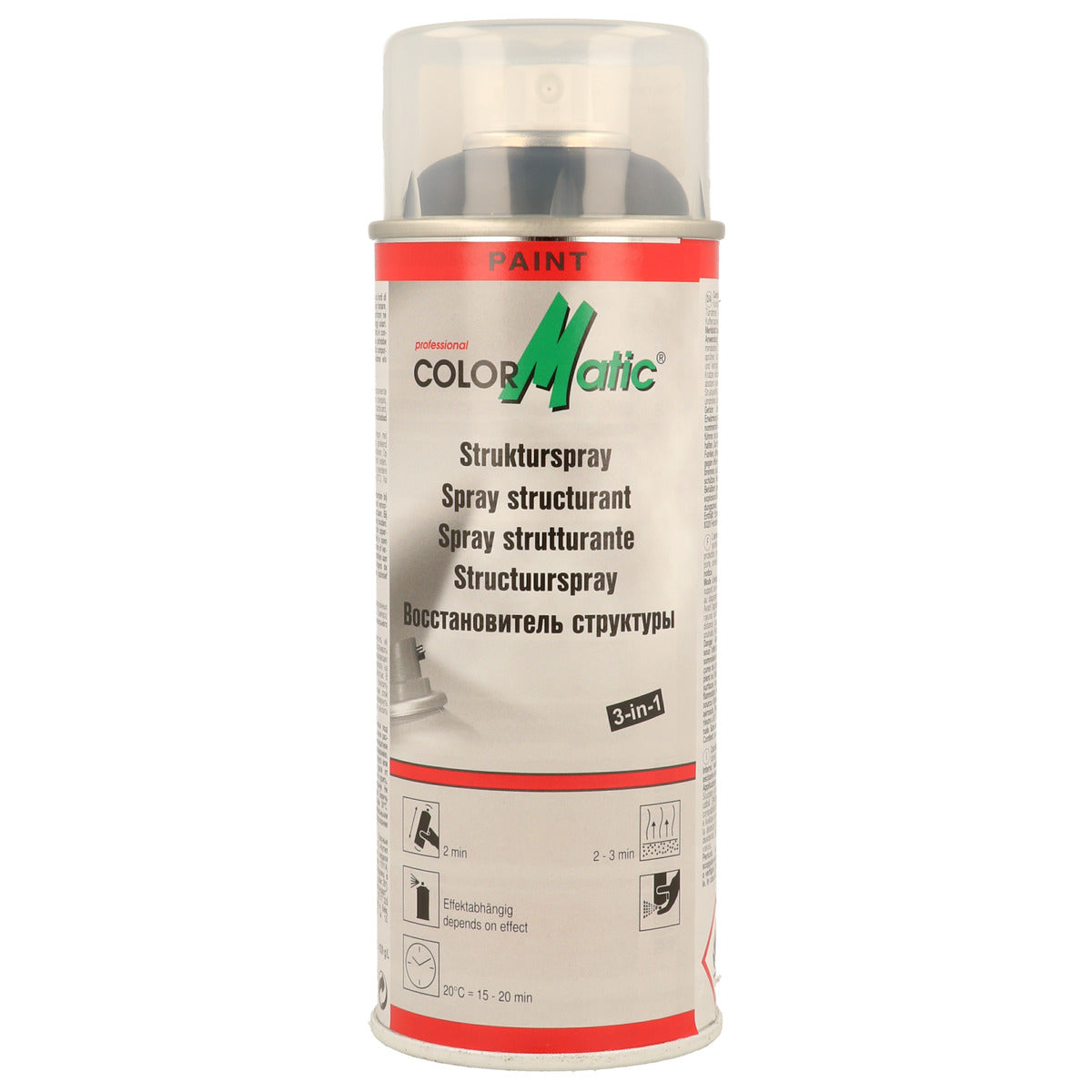 STRUCTURANT PLASTIQUE NOIR AEROSOL 400ML COLORMATIC