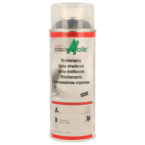 STRUCTURANT PLASTIQUE NOIR AEROSOL 400ML COLORMATIC