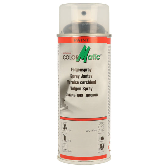 PEINTURE POUR JANTES NOIR BRILLANT 400ML COLORMATIC