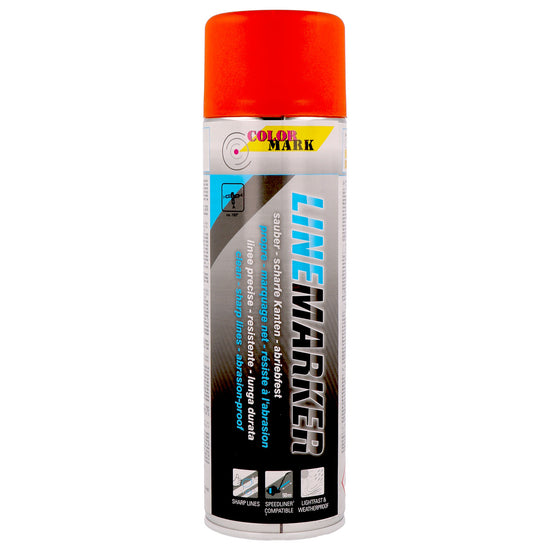 TRACEUR DE LIGNE ORANGE LINEMARKER AEROSOL 500ML COLORMARK