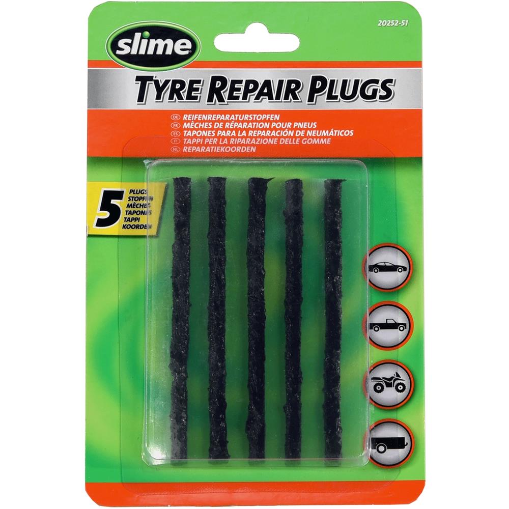KIT 5 MECHES DE REPARATION PNEUS SLIME
