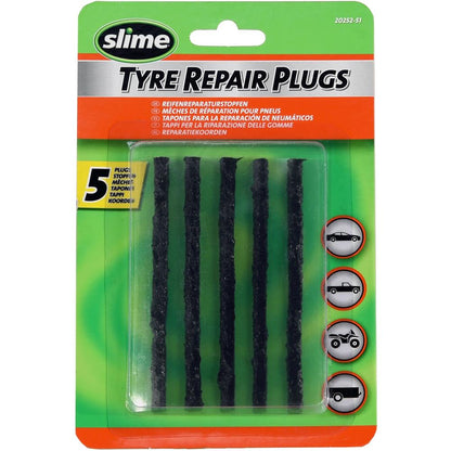 KIT 5 MECHES DE REPARATION PNEUS SLIME