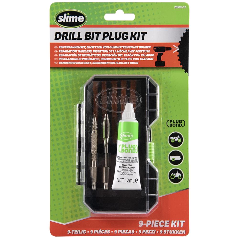 KIT MECHES PERCEUSE PNEUS SLIME (5 MECHES + 2 FORETS + PLUG BOND)