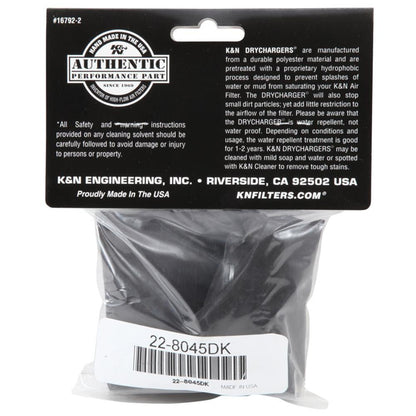 CHAUSSETTE DE RECHANGE POUR FILTRE A AIR K&N 22-8045DK