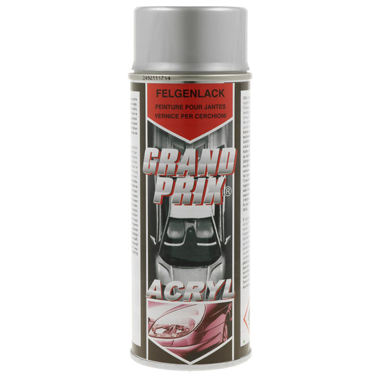 VERNIS POUR JANTES ARGENT AEROSOL 400ML GRAND PRIX