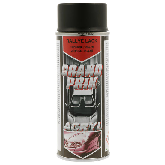 PEINTURE POUR JANTES NOIR SATINE AEROSOL 400ML GRAND PRIX
