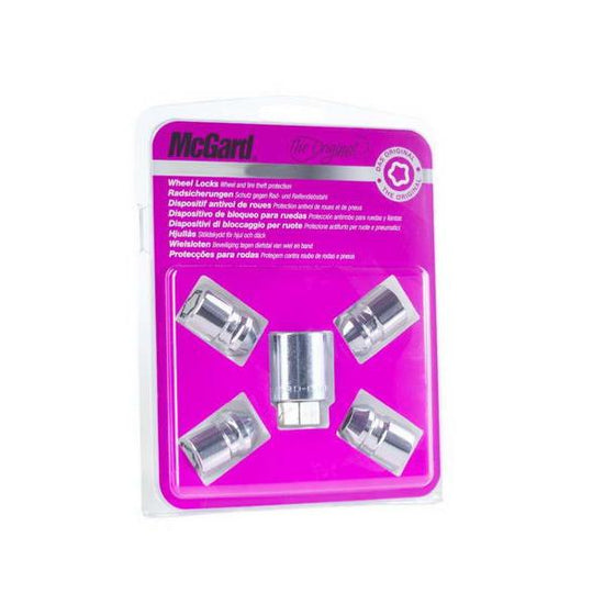 4 ECROUS ANTIVOL SU MCGARD M12X1.5/ 60°/ LONG. 5/32MM/ Ø21MM