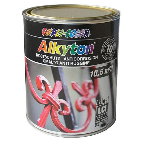 PEINTURE ANTIROUILLE RAL6005 BRILLANT EN POT 750ML DUPLI COLOR