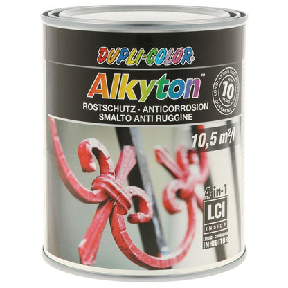 PEINTURE ANTIROUILLE RAL9006 ALKYTON 750ML DUPLI COLOR