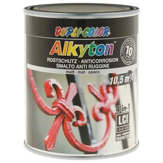PEINTURE ANTIROUILLE RAL9005 MAT ALKYTON 750ML DUPLI COLOR