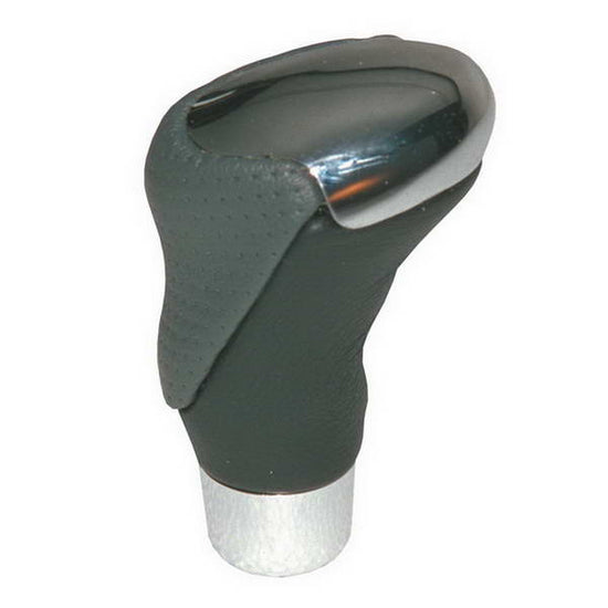 POMMEAU CHROME/CUIR GRIS/NOIR (HORS BAGUE MARCHE AR)