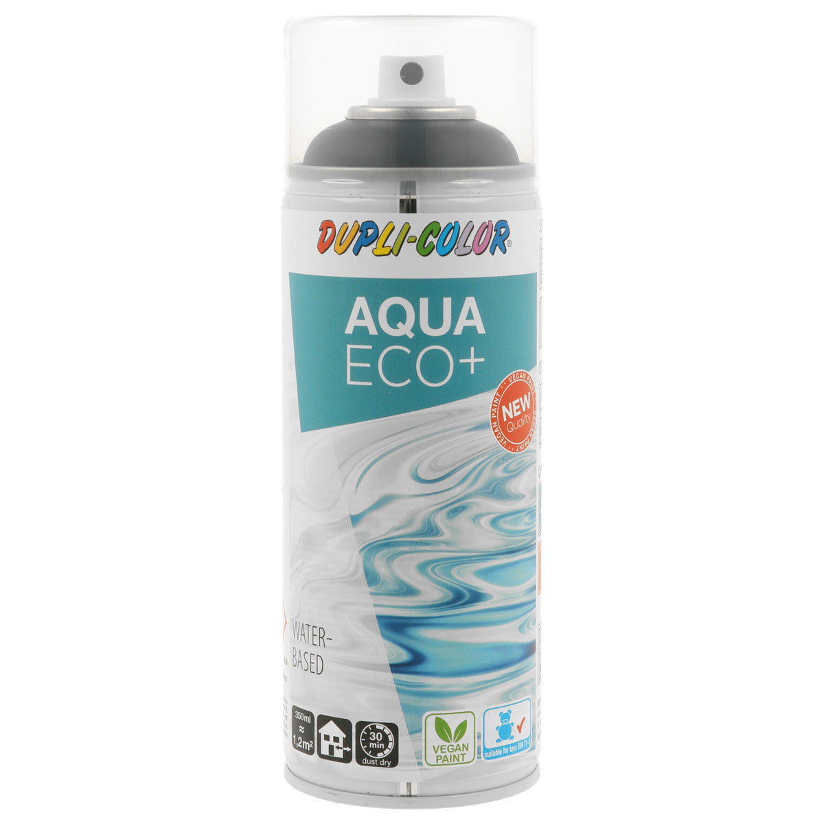 PEINTURE AQUA ECO+ RAL9005 NOIR PROFOND MAT 350ML DUPLI COLOR
