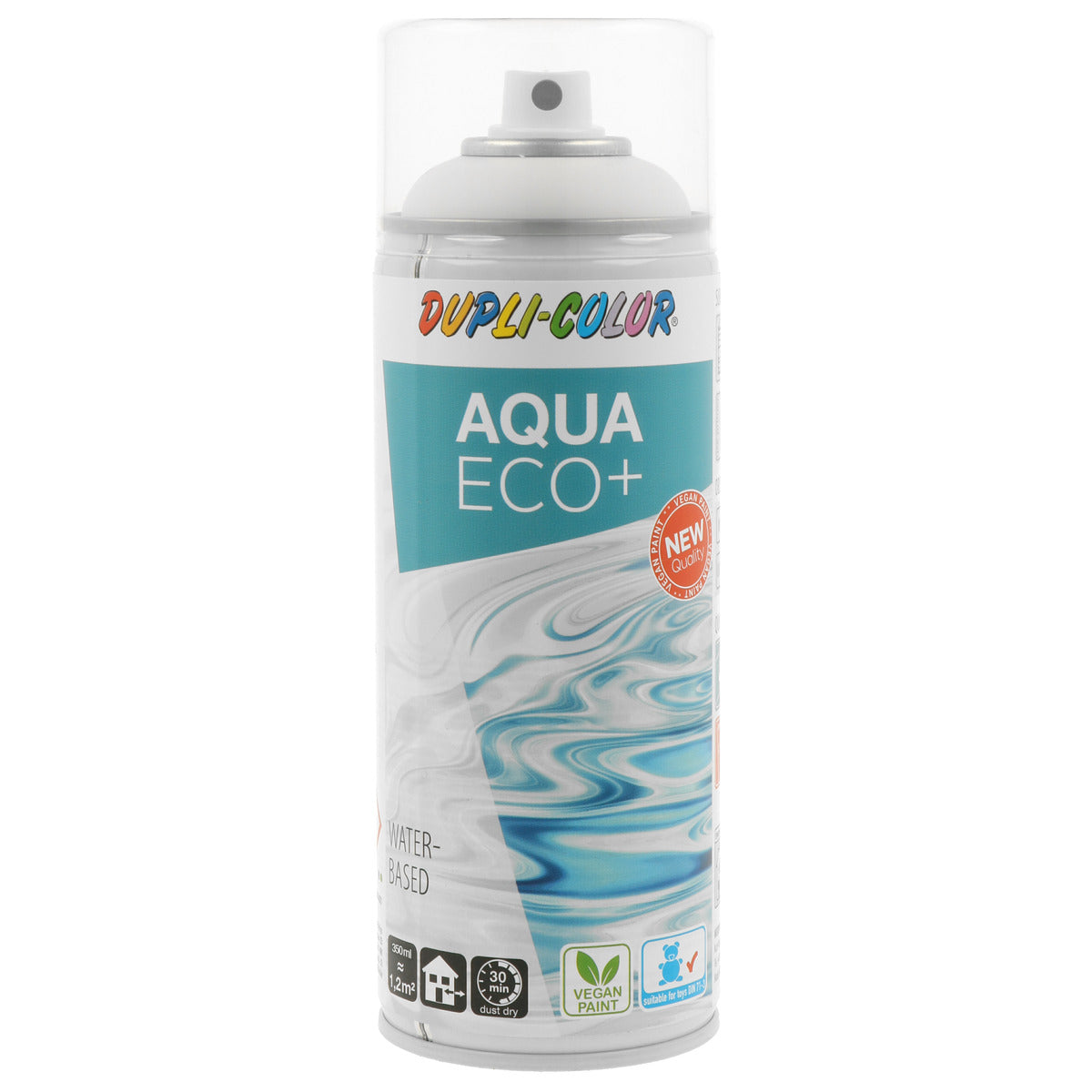 PEINTURE AQUA ECO+ RAL9010 BLANC PUR MAT 350 ML DUPLI COLOR