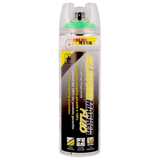 TRACEUR DE CHANTIER VERT FLUO ALLROUND 500ML COLORMARK