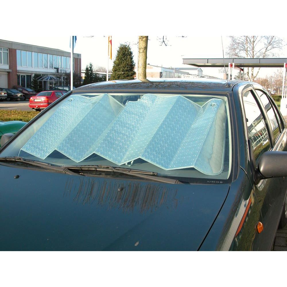 PARE-SOLEIL ALU PLIABLE RIGIDE POUR VITRE AVANT 145X60CM