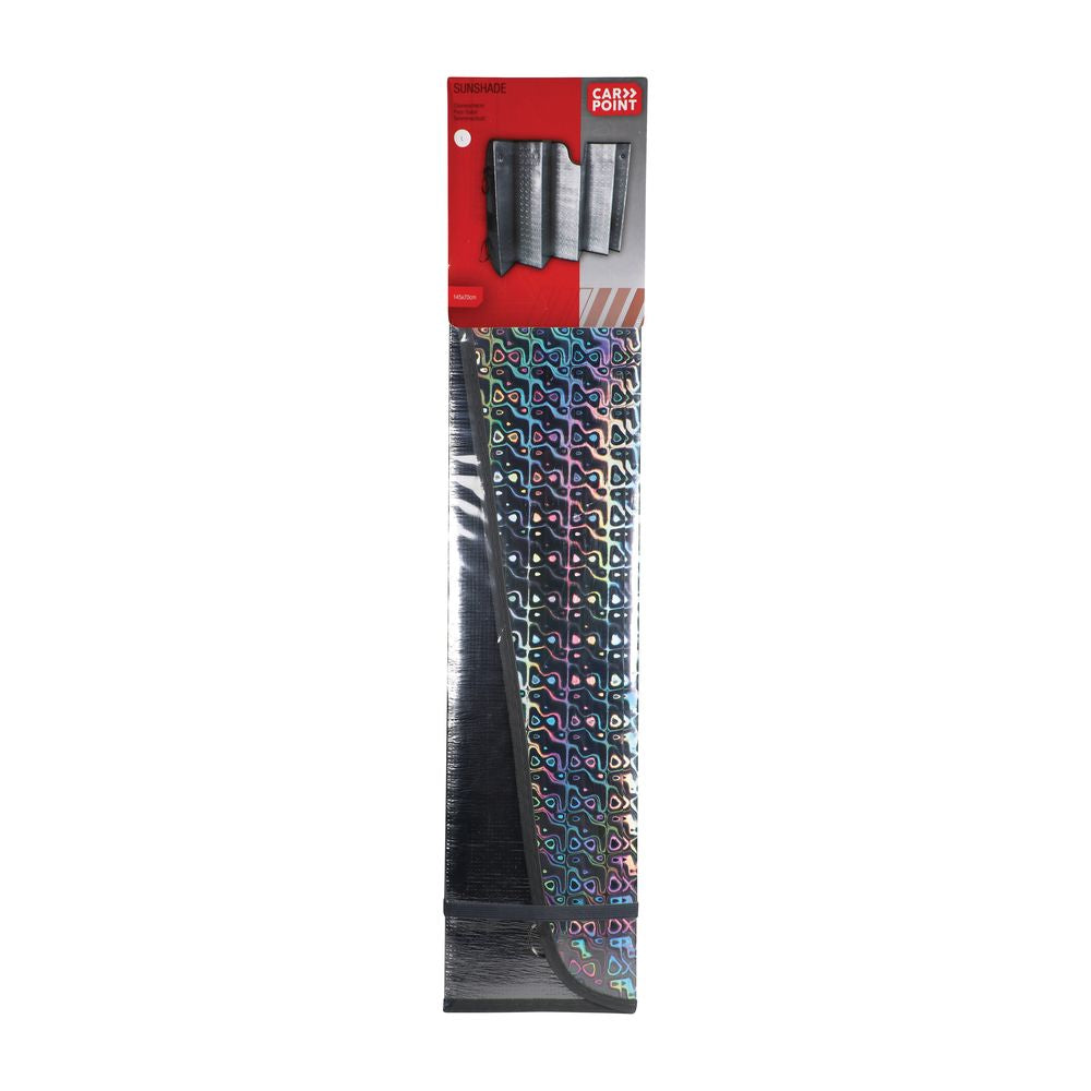 PARE-SOLEIL ALU PLIABLE RIGIDE POUR VITRE AVANT 145X70CM