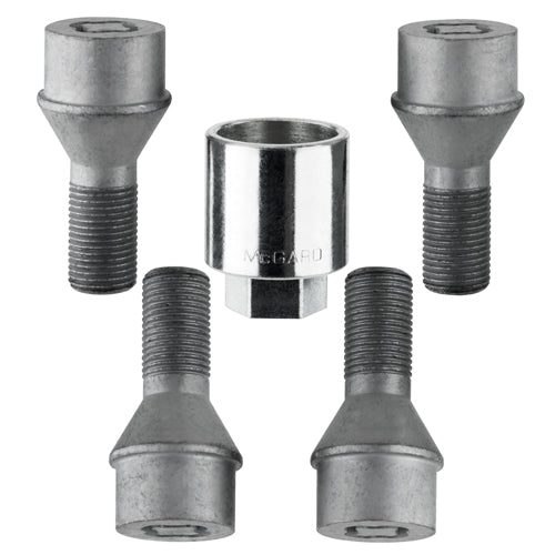 4 VIS ANTIVOL SU MCGARD M14X1.5/ 60°/ LONG. 30MM/ Ø21MM