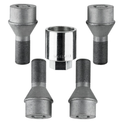4 VIS ANTIVOL SU MCGARD M14X1.5/ 60°/ LONG. 30MM/ Ø21MM