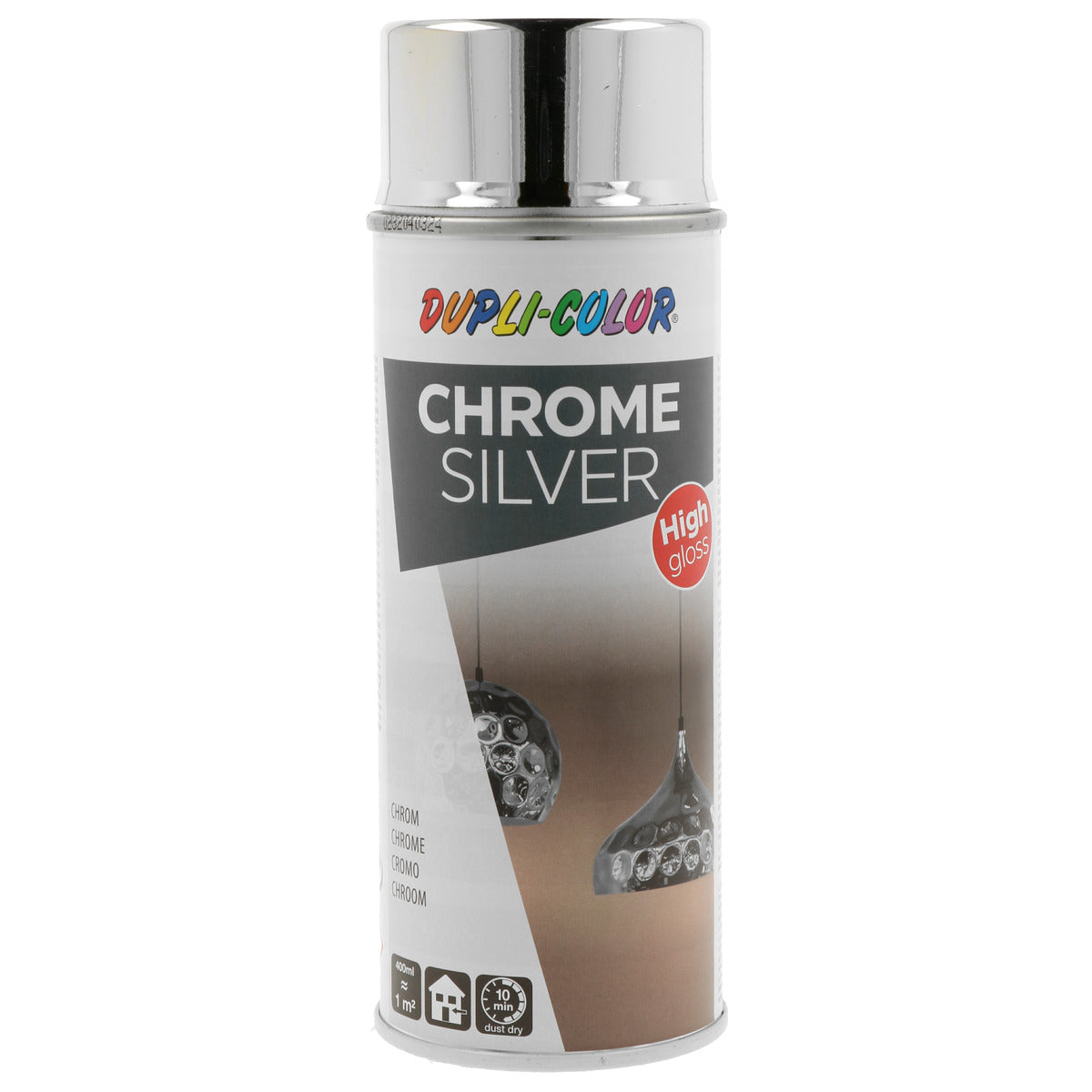 PEINTURE EFFET CHROME SILVER BRILLANT 400ML DUPLI COLOR