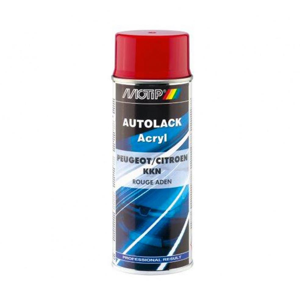 PEINTURE ROUGE ADEN KKN PEUGEOT MOTIP MISC 400ML MOTIP
