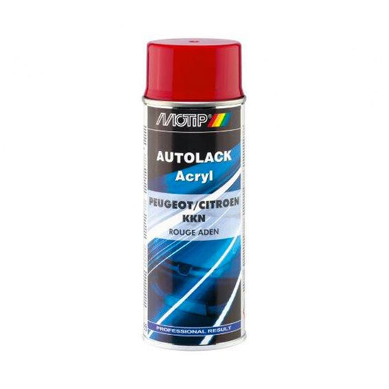 PEINTURE ROUGE ADEN KKN PEUGEOT MOTIP MISC 400ML MOTIP