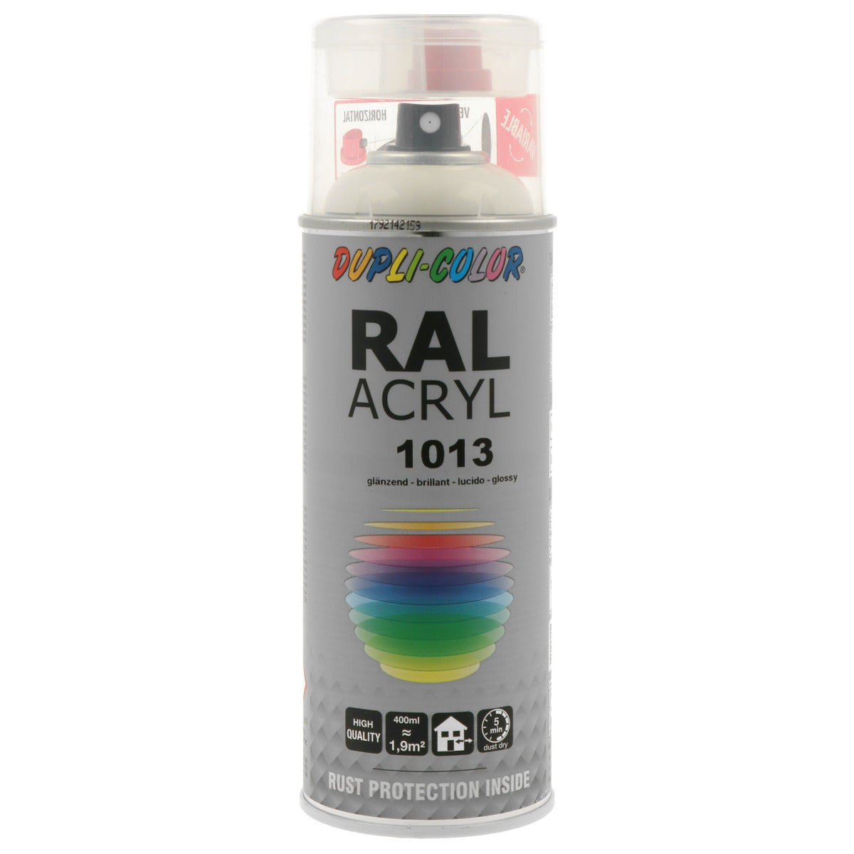 PEINTURE ACRYL RAL1013 BLANC PERLE BRILLANT 400ML DUPLI COLOR