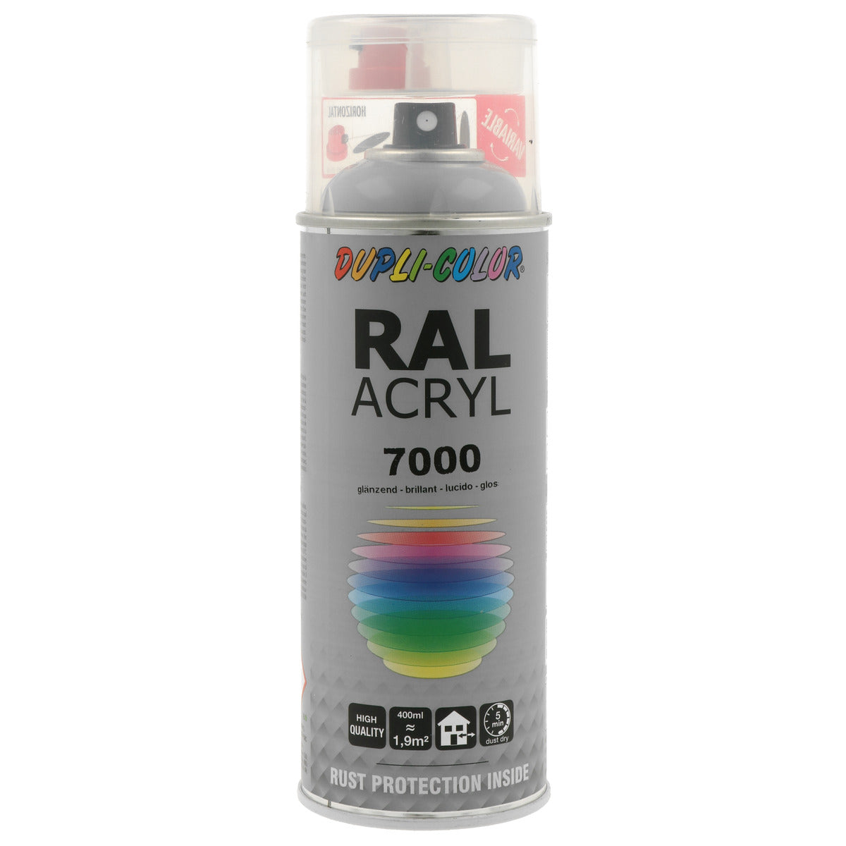 PEINTURE ACRYL RAL7000 GRIS BRILLANT 400ML DUPLI COLOR