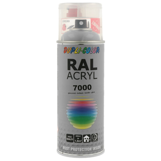 PEINTURE ACRYL RAL7000 GRIS BRILLANT 400ML DUPLI COLOR