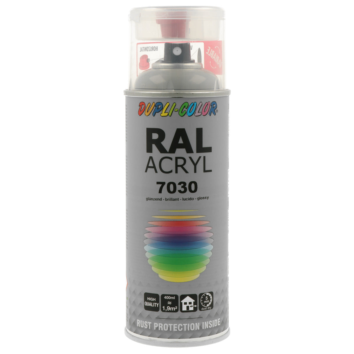 PEINTURE ACRYL RAL7030 BRILLANT 400ML DUPLI COLOR