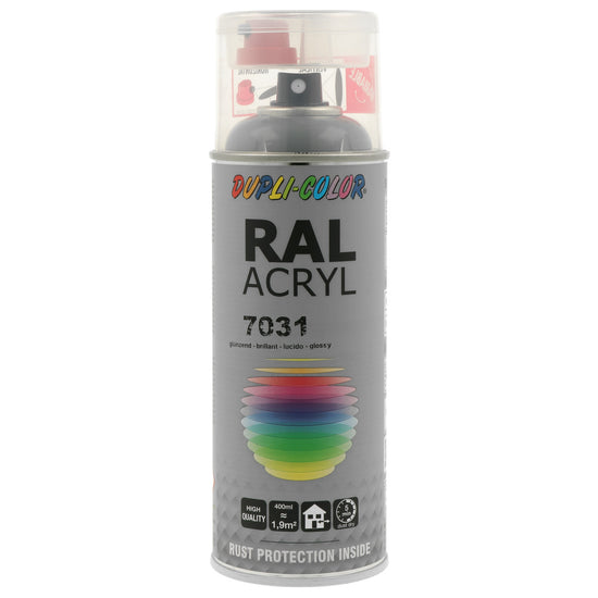 PEINTURE ACRYL RAL7031 BRILLANT 400ML DUPLI COLOR